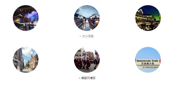 大小河街、德國風情街